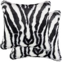 2-pack Belton Faux Far Fur Pillow 18" X 18"