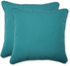 Fortress Colefax Aquamarine Throw Pillow, Set of 2