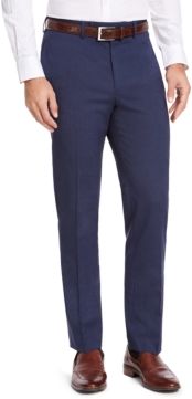 Classic-Fit Medium Blue Suit Pants