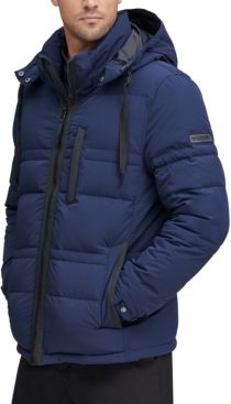Huxley Crinkle Down Jacket with Removable Hood