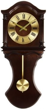 Clock Collection Wall Clock with Pendulum and Chimes
