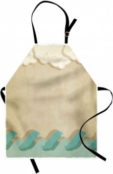 Ocean Waves and Clouds Apron