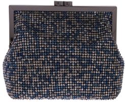 Multi Crystal Pouch Clutch