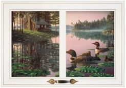 Northern Tranquility by Kim Norlien, Ready to hang Framed Print, White Window-Style Frame, 21" x 15"