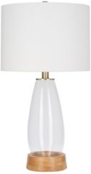 JAlexander Lighting Felix Natural Glass Table Lamp