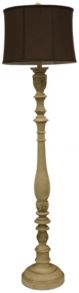 Decor Therapy 62.5" Antique Floor Lamp with Faux Silk Shade