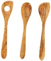 Olive Wood Spoons, Set of 3