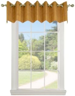 Home Fashions Bamboo Wood Valance with Grommets