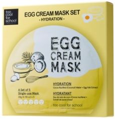 Egg Cream Mask Hydration (Set of 5)