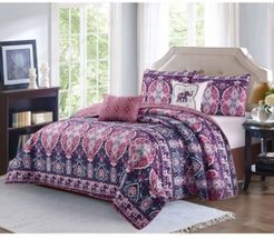 Victoria 5 Piece Quilt Set King Bedding