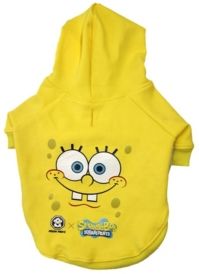 Spongebob Face Hoodie - Dog Clothing
