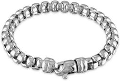 Box Chain (8mm) 8 1/2" Bracelet in Sterling Silver