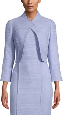 Tweed Cropped Flyaway Blazer