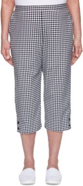 Missy Checkmate Check Capri Pants