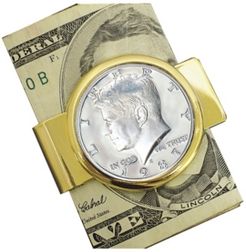 Proof Jfk Half Dollar Coin Money Clip