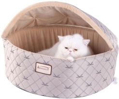 Cuddle Cave Cat Detachable Collapsible Zipper Top Bed