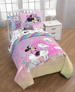 Minnie Bowtique 'Unicorn Dreams' 6pc Twin bed in a bag Bedding