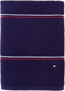 Modern American Double Stripe 30" x 54" Cotton Bath Towel Bedding