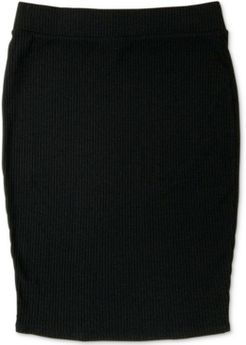 Ribbed-Knit Pencil Skirt, Created for Macy's