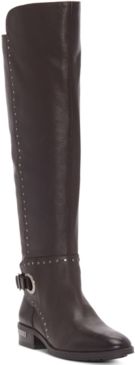 Poppidal Wide-Calf Stretch Riding Boots Women's Shoes