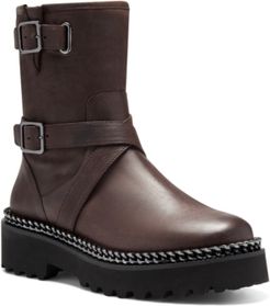 Messtia Buckle Lug Sole Booties Women's Shoes