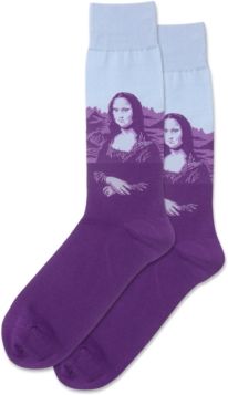 Mona Lisa Pop Crew Socks