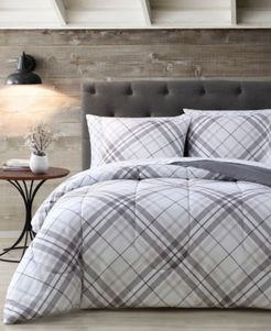 House Khalvin Plaid 7 Piece Comforter Set, King Bedding