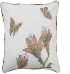 Laurel Woven Embellishment Decorative Pillow