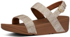 Lottie Glitter Back-Strap Wedge Sandal Women's Shoes