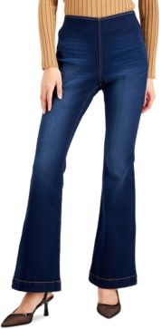 Inc Pull-On Flare Jeans, Created for Macy's