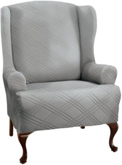 Stretch Sensations Double Diamond Wing Chair Cover