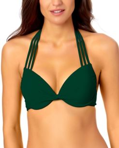 Juniors' Strappy Push-Up Bikini Top, Created for Macy's Women's Swimsuit