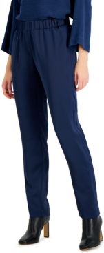 Pull-On Straight-Leg Pants, Created for Macy's
