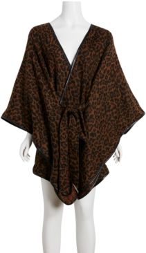 Belted Leopard Cape