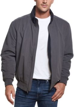 Microfiber Bomber Jacket