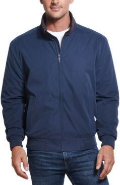 Microfiber Bomber Jacket