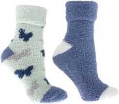 Non-Skid Warm Soft and Fuzzy Aroma Sole Slipper Socks, 5 Piece