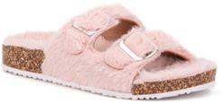 Stephy Furry Casual Slide Sandals Women's Shoes
