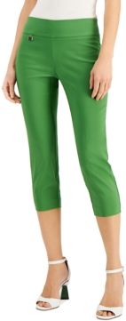 Petite Tummy-Control Pull-On Capri Pants, Created for Macy's