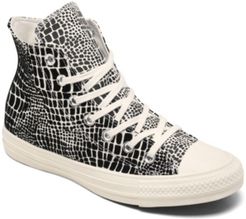 Chuck Taylor All Star Crocodile High Top Casual Sneakers from Finish Line