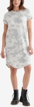 Cloud Camo-Print Dress