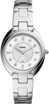 Gabby Silver-Tone Stainless Steel Bracelet Watch 34mm