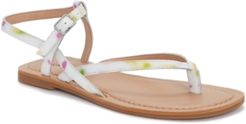 Bylee Square-Toe Thong Flat Sandals Women's Shoes