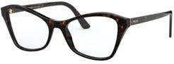 Pr 11XV Women's Butterfly Eyeglasses