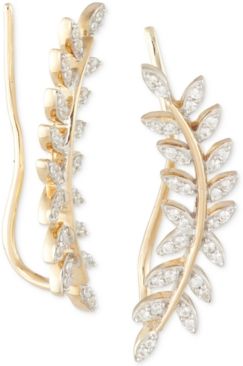 Diamond Ear Crawlers (1/5 ct. t.w.) in 14k Gold, Created for Macy's