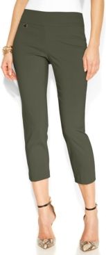 Petite Tummy-Control Pull-On Capri Pants, Created for Macy's