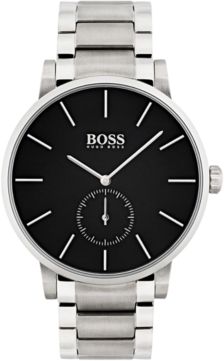 Essence Black Stainless Steel Bracelet Watch 42mm 1513501