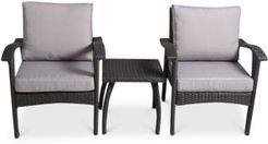 Dyxon 3-Pc. Chairs & Accent Table Set