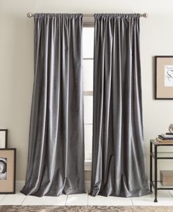 Modern Velvet 50" x 108" Curtain Set