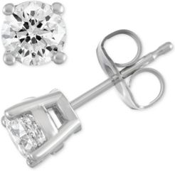 Stud Earrings (1 ct. t.w.) in 14k Gold or White Gold